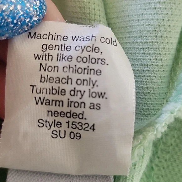 🌸 $10 SALE J. Crew Mint Green Tiered Ruffle Hem Tank Dress Cotton Summer 09 SM - Picture 12 of 15